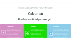 Desktop Screenshot of cakramas.com