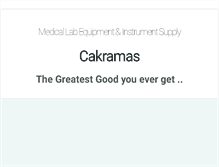 Tablet Screenshot of cakramas.com